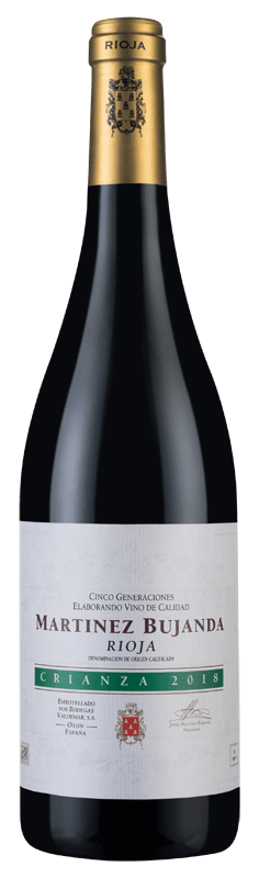 Familia Martínez Bujanda Crianza Tempranillo 2018