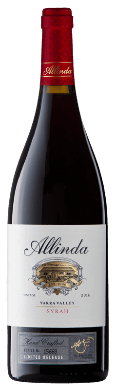 Allinda Limited Release Yarra Valley Syrah 2016 Allinda Limited Release Yarra Valley Syrah 2016