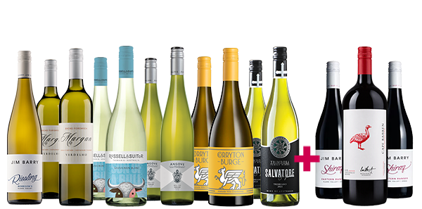 11 Whites + Cape Barren 1.5L Magnum & 2x Jim Barry Shiraz 11 Whites + Cape Barren 1.5L Magnum & 2x Jim Barry Shiraz