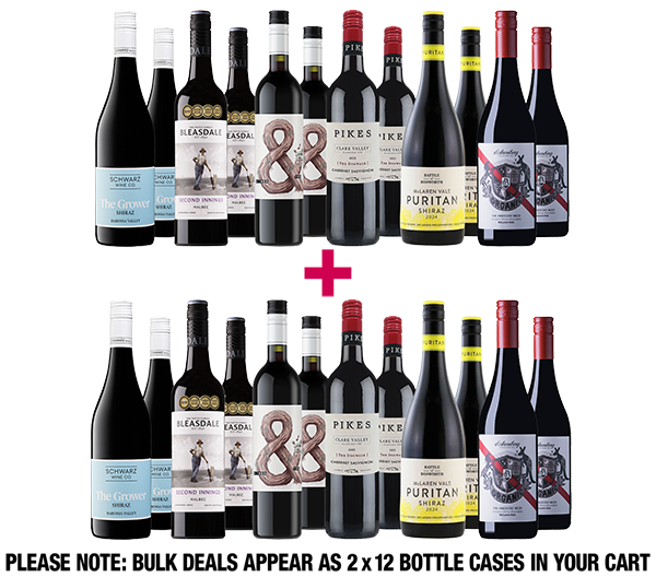 The Annual Dozen Select Reds 24-bottle Bulk Deal The Annual Dozen Select Reds 24-bottle Bulk Deal