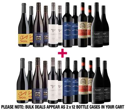 The Annual Dozen Premium Reds 24-bottle Bulk Deal The Annual Dozen Premium Reds 24-bottle Bulk Deal