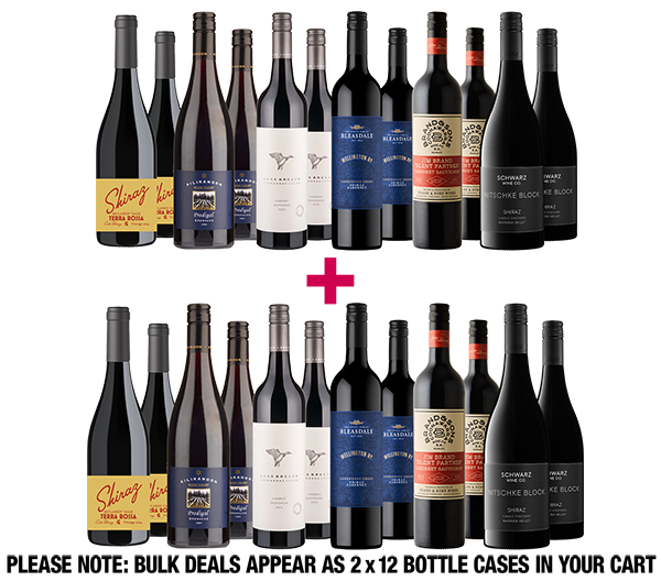 The Annual Dozen Premium Reds 24-bottle Bulk Deal The Annual Dozen Premium Reds 24-bottle Bulk Deal